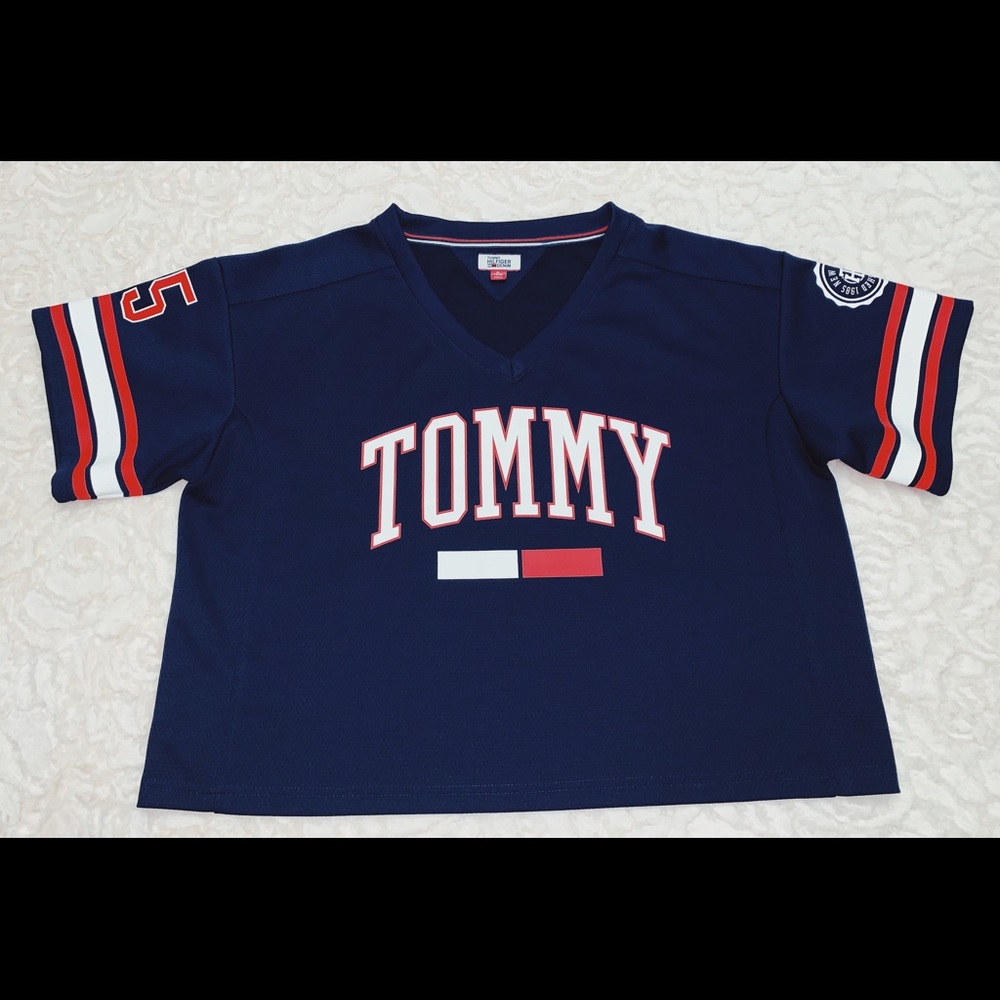 WOMEN'S Tommy Hilfiger JERSEY CROP TOP SIZE XL